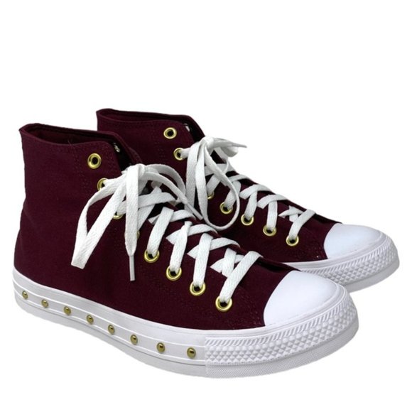 Converse Chuck Taylor High Top Bordeaux Shoes Casual Women Size Sneakers A07906F - Picture 3 of 10